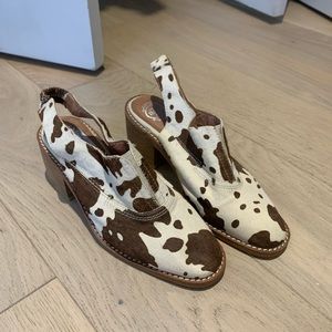 Jeffery Campbell cowhide shoes